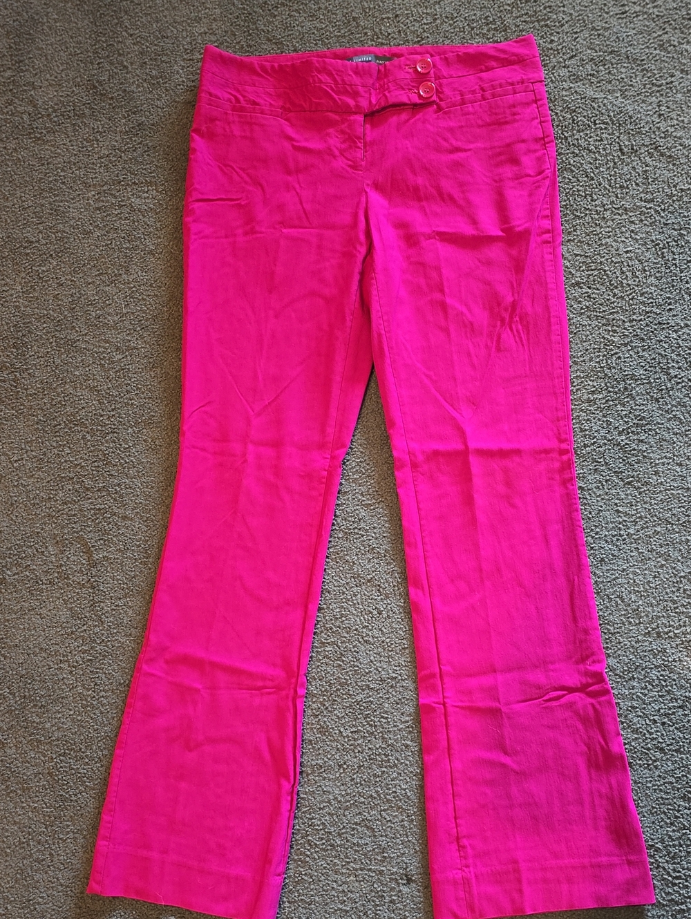 The Limited Hot Pink Bootcut Pants